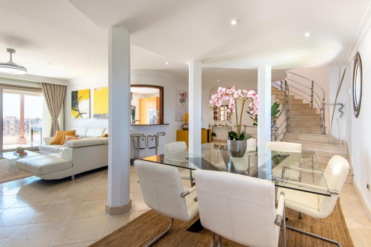 Ph Bellagio: Luxurious And Romantic Duplex Penthouse With Private Pool & Sea Views Беналмадена Екстериор снимка