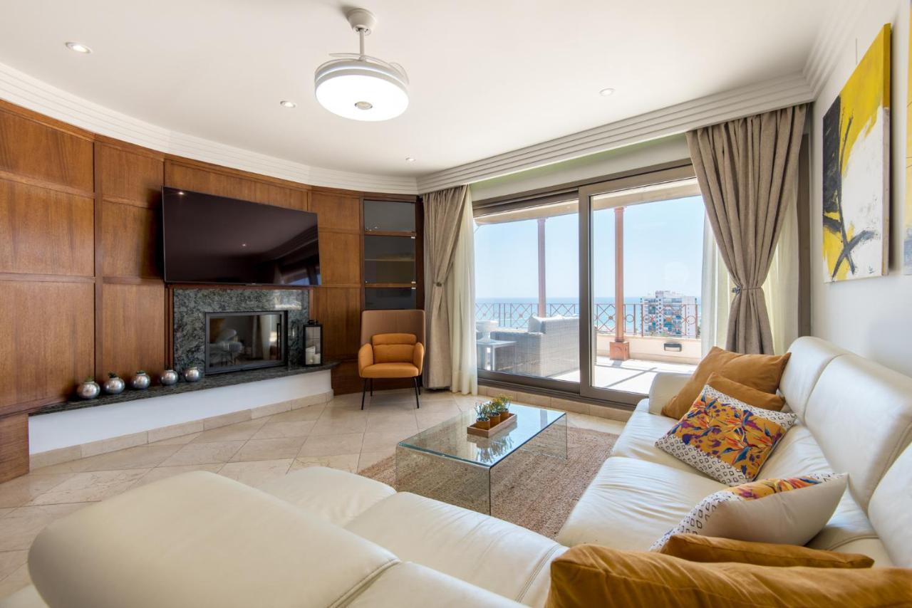 Ph Bellagio: Luxurious And Romantic Duplex Penthouse With Private Pool & Sea Views Беналмадена Екстериор снимка