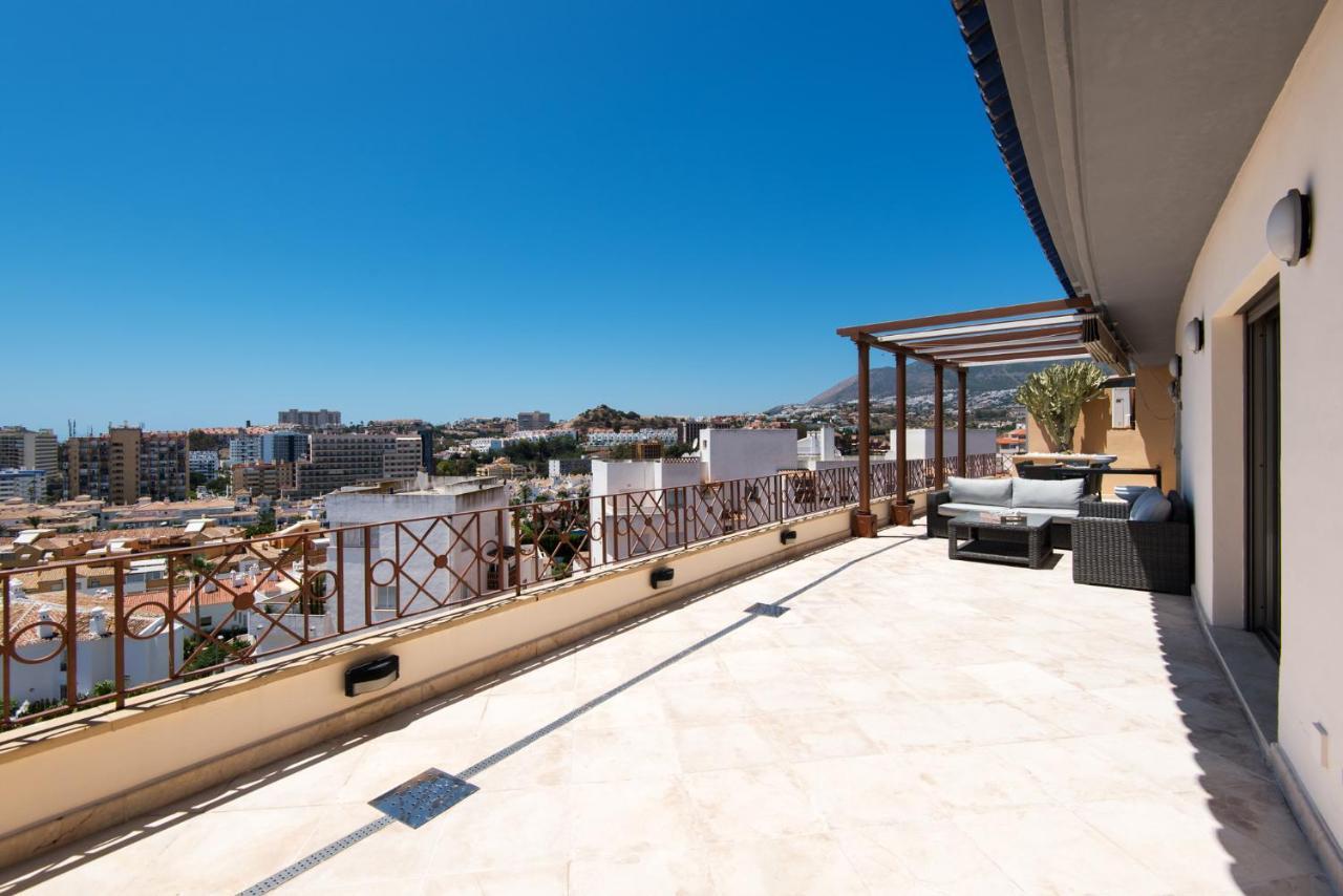 Ph Bellagio: Luxurious And Romantic Duplex Penthouse With Private Pool & Sea Views Беналмадена Екстериор снимка