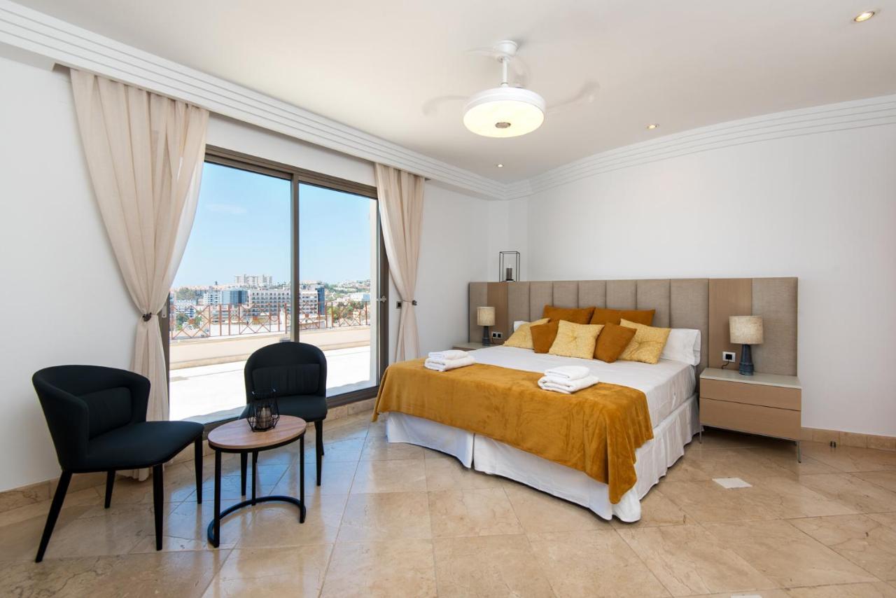 Ph Bellagio: Luxurious And Romantic Duplex Penthouse With Private Pool & Sea Views Беналмадена Екстериор снимка